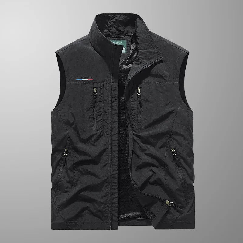 Vincent - Multi-Pocket Ademend Buiten Cargo Vest