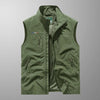 Vincent - Multi-Pocket Ademend Buiten Cargo Vest