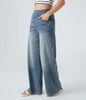 Eva - Elastische broek met hoge taille