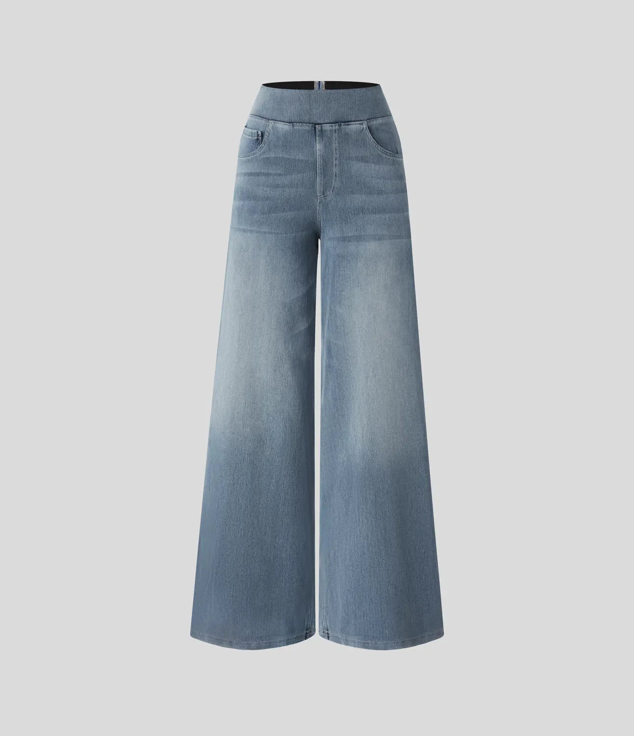 Eva - Elastische broek met hoge taille