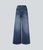 Eva - Elastische broek met hoge taille
