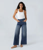Eva - Elastische broek met hoge taille